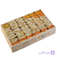 گز سکه 28% مغز بادام لقمه‌ای – 450 گرم