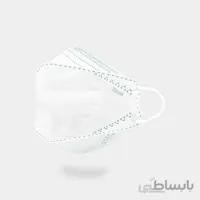 ماسک سه بعدی ۳D پرو سفید سبز دوازده رو هشت (هف) بسته سلفونی ۱۰ عددی
