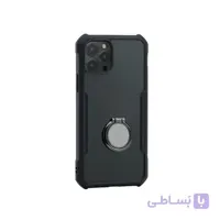 قاب موبایل مدل Stylishly Tough مشکی با استند مناسب برای آیفون 12 و 12 پرو گرین (Green)