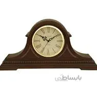 ساعت رومیزی چوبی لوتوس مدل 5508 قهوه ای