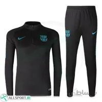ست گرمکن شلوار بارسلونا مشکی Nike Barcelona 2016-17 Tracksuits Black