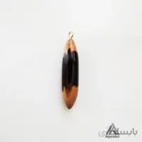 گردنبند چوب و رزین طرح آندیا