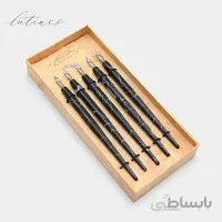 ست دسته قلم ابروباد مشکی