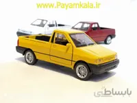 پراید وانت صدادار چراغدار اسباب بازی ماشین پراید وانت زرد