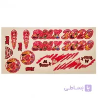 استیکر دوچرخه مدل BARBY