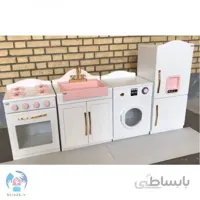 ست اشپزخانه کودک (کابینت چهار تکه پنج کاره)