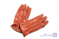 دستکش چرم طبیعی عسلی