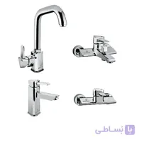 ست شیراآلات رستاک مدل رادین کروم(ارسال رایگان)