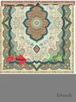 فرش کاشان 1000شانه طرح نازلی کرم