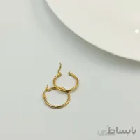 گوشواره استیل دایره - E17
