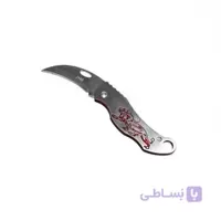 چاقو جیبی حکاکی شده طرح ببر