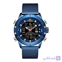ساعت نیوی فورس مردانه سورمه ای مدل 9153 Naviforce