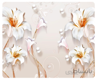 پوستر گل سه بعدی 045