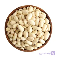 بادام زمینی پوست کنده خام