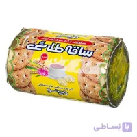 بیسکویت با ارد جو و شهد توت ساقه طلایی مینو 200 گرمی