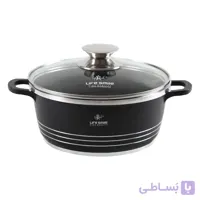 قابلمه سرامیکی لایف اسمایل مدل LUP 16BB ا LIFE SMILE LUP-16BB Classic Soup Pot