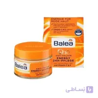 کرم روز جوانساز و روشن کننده صورت ویتامین سی باله آ ا Balea Q10 Anti-Wrinkle Care Cream Energy 24H