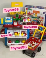 سوپر مارکت مدل ترازو دار و دارای کارتخوان و صندوق فروشگاهی