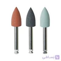 مولت سیلیکونی آمالگام مدل فلیم – شعله شمعی | Toboom Dental Silicon Amalgam Polisher