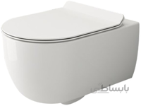 توالت فرنگی وال هنگ بوچی (BOCCHI) مدل V-Tondo کد KB1001 ا BOCCHI V-Tondo Wall-hung toilet bowl set