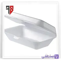 ظرف فوم تک پرسی با درب