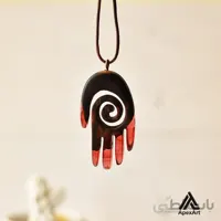 گردنبند رزینی طرح دست