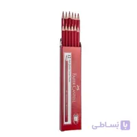 مداد قرمز فابر-کاستل بسته 12 عددی