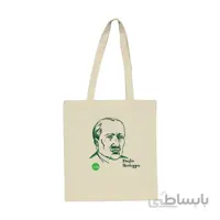 ساک خرید پارچه ای مانیز طرح مشاهیر مدل هایدگر