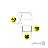 لیبل برچسب پی وی سی 60 40