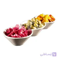 اردو خوری سه خانه سرامیکی برند والریا