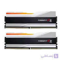 رم کامپیوتر G.SKILL Trident Z5 RGB SILVER 32GB 16GBx2 6000MHz CL36 DDR5