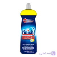 مایع جلادهنده ماشین ظرفشویی فینیش مدل PARLATICI رایحه لیمو 800 میل