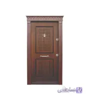 درب ضد سرقت CNC دو قاب شطرنجی سری K