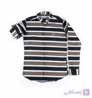 پیراهن مردانه طرح لاکوست راه راه P1003