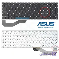 کیبورد لپ تاپ ASUS بدون فریم اینتر کوچک مدل X540