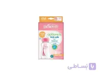 شیشه شیر 270 میل اپشن پلاس Dr Browns رنگ صورتی