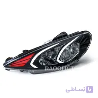 چراغ اسپرت پژو 206 جلو جفت طرح بنز