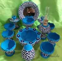 هفت سین سفالی سنگی کد ۱۰۱۰۸۲