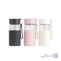 بطری شیشه ای قابل حمل شیائومی Xiaomi Youpin Fun Home Portable Glass Bottle Capacity 350ml