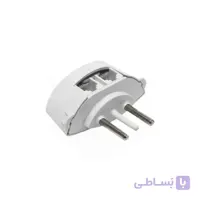 سه شاخه تلفن دو سوکت