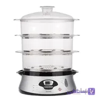 بخارپز پارس خزر مدل Digi Steel ا Pars Khazar Digi Steel Steam Cooker