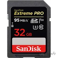 کارت حافظه سندیسک SanDisk SD 32GB Extreme Pro 95MB/S 633X ا SanDisk SD 32GB Extreme Pro 95MB/S 633X