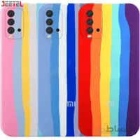 قاب سیلیکونی گوشی شیایومی redmi 9t مدل رنگین کمانی ویتنامی اصل