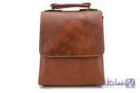 کیف دستی و دوشی چرم طبیعی بوفالو عسلی