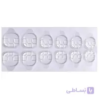 چسب ناخن مصنوعی مدل GL مجموعه 12 عددی