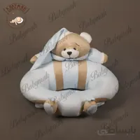 صندلی پشتیبان کودک خرس تدی رنگ آبی