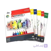 مداد رنگی 24رنگ مقوایی ادمیرال کد 761