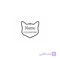 تگ شناسایی حیوانات - مدل سر گربه