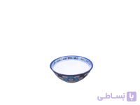 کاسه سالادخوری چینی میبد مروارید طرح شطرنجی