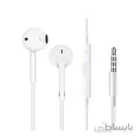 هنددزفری ایربادز دوگوشی Aux پرودو-سفید Porodo Stereo Earbuds with 3.5mm Aux Connector - White